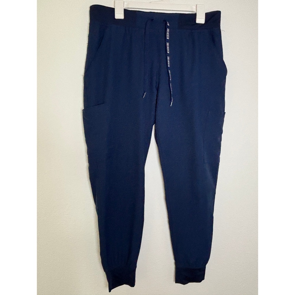 Med Couture Insight Navy Blue Scrub Jogger Pants Mens Large Cargo Medical